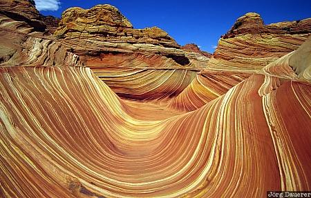 The Wave, Bizarre Rocks, sandstone, Arizona, coyote buttes