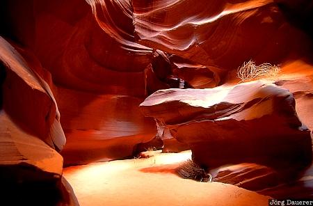 Antelope Canyon, sandstone, entrance, slot canyon, sand, pattern, Page, United States, Arizona, USA, Vereinigte Staten, AZ