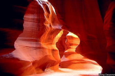 Antelope Canyon, sandstone, entrance, slot canyon, sand, pattern, Page, United States, Arizona, USA, Vereinigte Staten, AZ