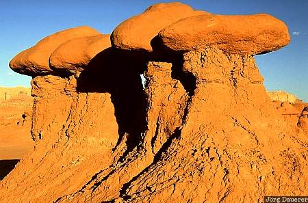 Goblin valley, goblins, Utah, United States, San Rafael Reef, sunset, sandstone, USA, Vereinigte Staten, UT