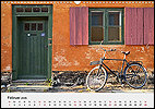 Calendar Denmark February: Facade in Nyboder, Copenhagen