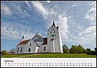 Calendar Denmark April: Church of Horne, Funen
