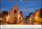 Calendar Denmark June: Ribe, Southern Denmark