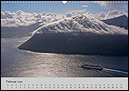 Calendar Faroe Islands February: Kalsoy, Northern Islands