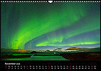Calendar Iceland November: Polar Light