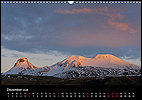 Calendar Iceland December: Kerlingarfj&ouml;ll