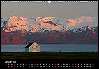 Calendar Iceland January: House