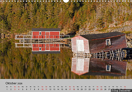 Salt Harbour, Herring Neck, Newfoundland and Labrador, Canada, Neufundland, Newfoundland, calendar, Kanada