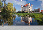 Calendar Polen February: Palac Wojanow, Wojanow
