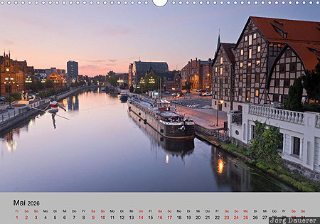 Bydgoszcz, Kuyavian-Pomerania, Poland, calendar, May, German