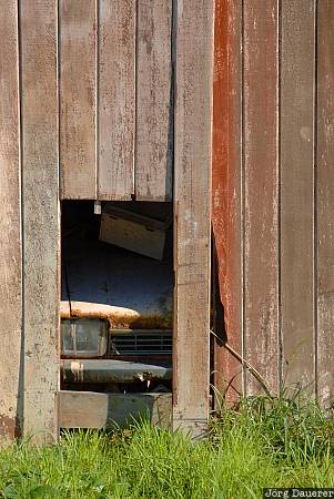 Australia, Tasmania, Queenstown, shack, car, Australien, Down Under