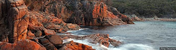 Australia, Tasmania, Freycinet National Park, rocks, rock, sunrise, morning light, Australien, Down Under, Tasmanien