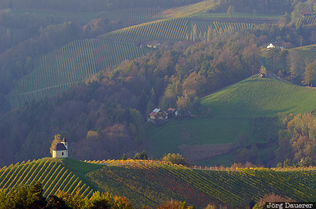 Austria, Sernau, Steiermark, autumn, chapel, church, Dreisiebner Kapelle, Styria, &Ouml;sterreich, Oesterreich