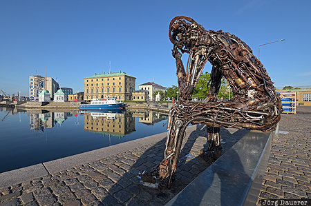 Amalienborg, Capital Region, Denmark, DNK, K&oslash;benhavn K, blue sky, De kongelige pavilioner, Copenhagen, D&auml;nemark, Daenemark