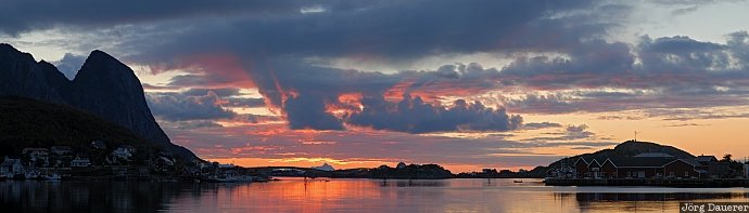 Reine Sunrise clouds, coast, morning light, moskenesøy, mountains, Nordland, Norway, Norwegen, Norge