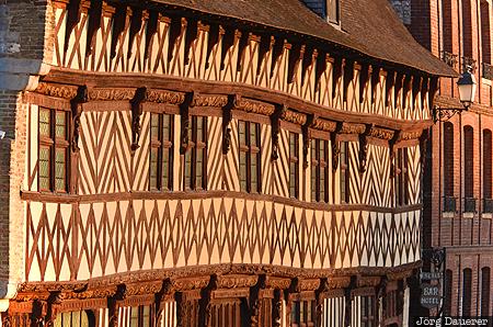 FRA, France, Haute-Normandie, Saint-L&eacute;ger, Normandy, Saint-Valery-en-Caux, facade, Frankreich, Normandie