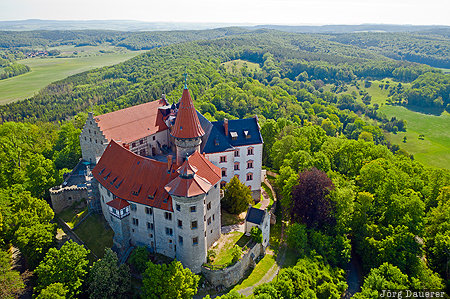castle, DEU, forest, Germany, green, Heldburg Fortress, medieval, Thuringia, Heldburg, Deutschland, Th&uuml;ringen, Thueringen