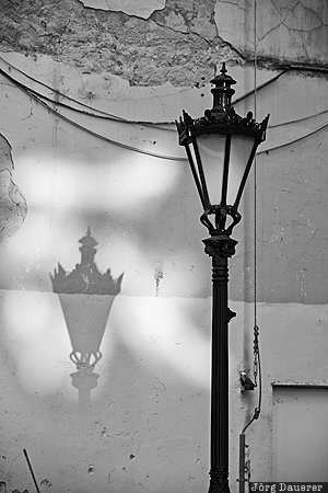 Budapest, HUN, Hungary, black and white, decaying, facade, morning light