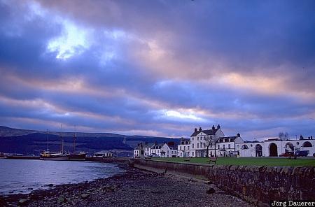 Inveraray, scotland, Loch Fyne, highlands, clouds, United Kingdom, Schottland, Gro&szlig;britannien, Vereinigtes K&ouml;nigreich, Grossbritannien, Vereinigtes Koenigreich