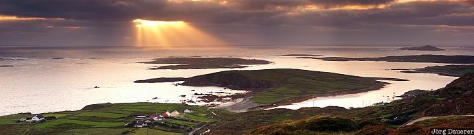 Connemara Coast Connemara, Galway, County Galway, Sky Road, Republic of Ireland, coast, village, Clifden, Ireland, Irland