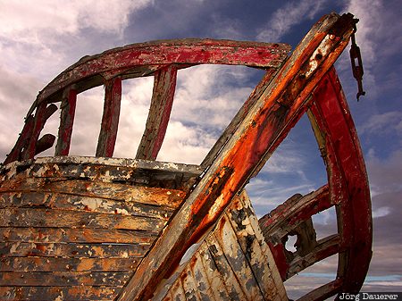 Bunbeg Ship Wreck ship wreck, Bunbeg, coast, external flash, flash, IRL, Magheraclogher beach, Republic of Ireland, Donegal, Ireland, Irland