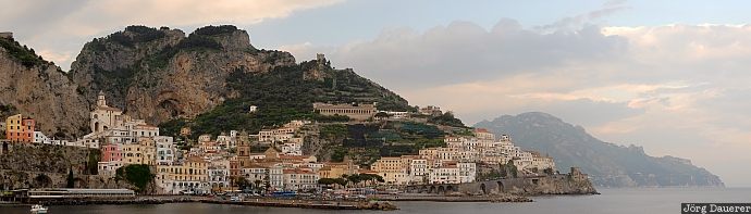 Amalfi Campania, Italy, Europe, city, cubes, Golf of Naples, Amalfi, Italien, Italia