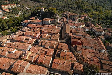 Italy, Roccalbegna, Tuscany, ITA, Castello La Pietra, evening light, Grosseto, Italien, Italia