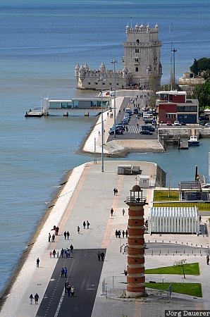 Tower of Belem Ajuda, belem, lighthouse, Lisboa, Lisbon, memorial for the discoverers, Padrao dos Descobrimentos, Portugal