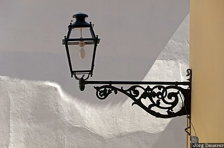 Lisboa, Lissabon, Portugal, shadow, street lamp, street light, wall, Lisbon