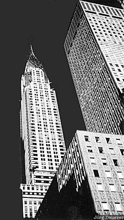 Chrysler Building Chrysler Building, Midtown, Manhattan, New York, United States, skyscraper, blue sky, USA, Vereinigte Staten, NY, New York City, Big Apple