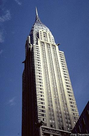chrysler building, New York, Manhattan, United States, Art Deco, skyscraper, NY, USA, Vereinigte Staten, New York City, Big Apple