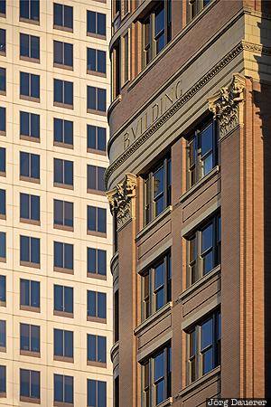 Driskill Hotel Austin, Texas, United States, USA, Driskill Hotel, facade, morning light