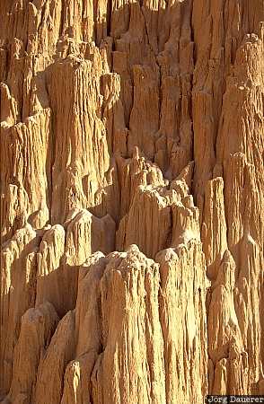 Cathedral Gorge, rocks, detail, Nevada, Cathedral Gorge State Park, United States, Caliente, USA, Vereinigte Staten, NV