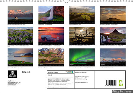 Iceland, Index Page, calendar