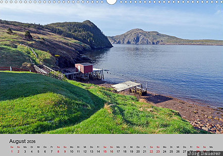 Herring Cove, Burin Peninsula, Newfoundland and Labrador, Canada, Neufundland, Newfoundland, calendar, Kanada