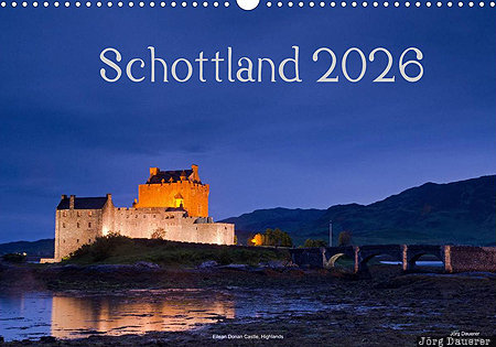 Eilean Donan Castle, Highlands, Scotland, calendar, title, German, United Kingdom, Gro&szlig;britannien, Vereinigtes K&ouml;nigreich, Schottland, Grossbritannien, Vereinigtes Koenigreich