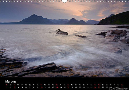 Elgol Beach, Isle of Skye, Scotland, calendar, May, United Kingdom, UK, Gro&szlig;britannien, Vereinigtes K&ouml;nigreich, Schottland, Grossbritannien, Vereinigtes Koenigreich
